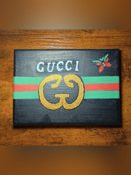 No Name Brand Other - Bougie 5X7 Homemade Canvas Art Designer Style